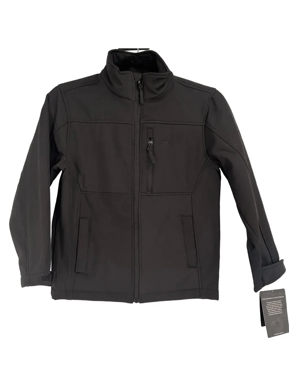 Snozu Black Boys Zip Up Jacket New with tags Size Small (8)